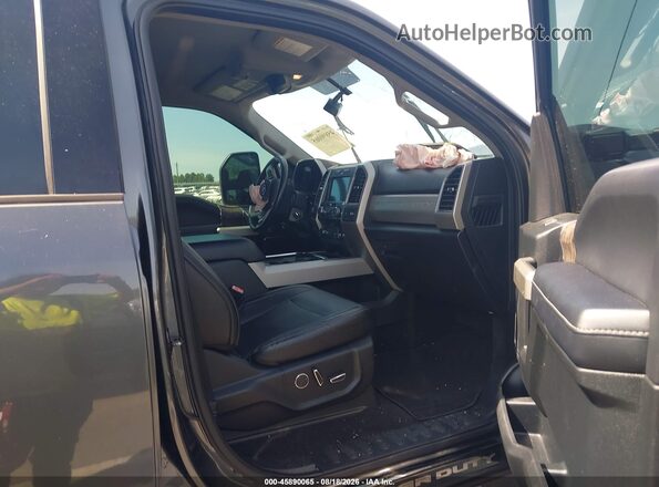 1FT7W2B62KEF23858 2019 FORD F-250 Серый Вид салона спереди