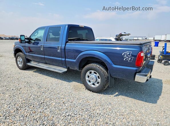 1FT7W2B63GEC19879 2016 FORD F250 Blue Rear left