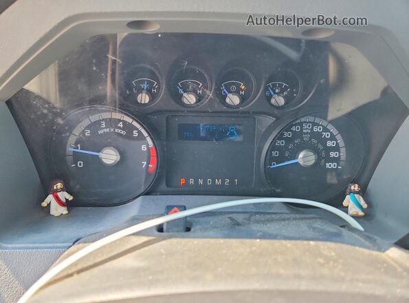 1FT7W2B63GEC19879 2016 FORD F250 Blue Instrument cluster view