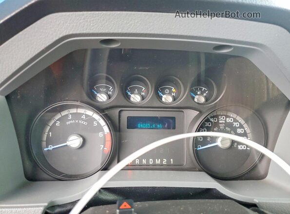 1FT7W2B63GEC61405 2016 FORD F250 White ხელსაწყოთა პანელის ხედი