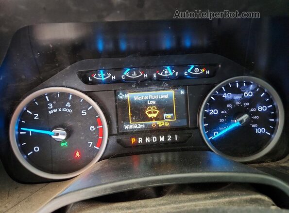 1FT7W2B63LED70733 2020 FORD F250 White Widok zestawu wskaźników