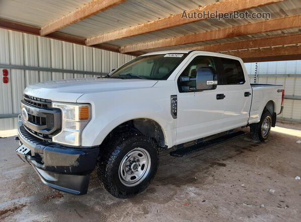 1FT7W2B63LED70733 2020 FORD F250 White Widok naklejki z numerem VIN