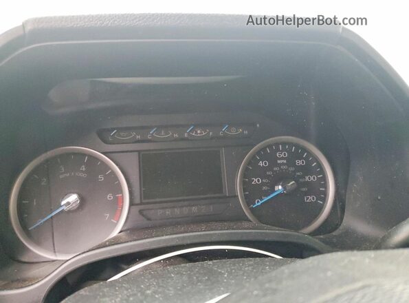 1FT7W2B64HEE38884 2017 FORD F250 Синий Вид щитка приборов