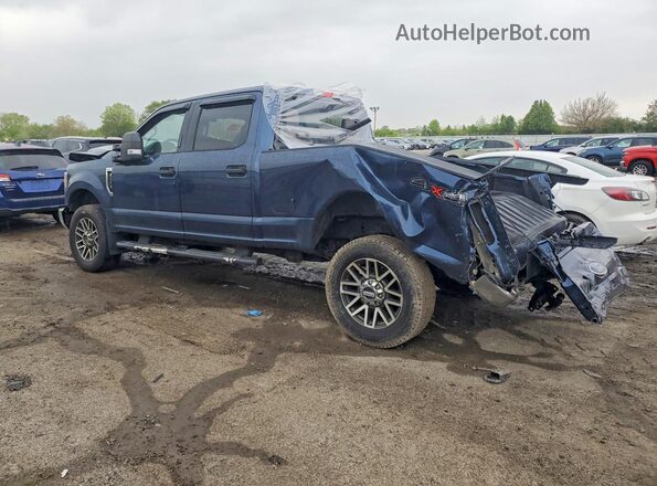 1FT7W2B64HEE38884 2017 FORD F250 Синий Задняя левая четверть