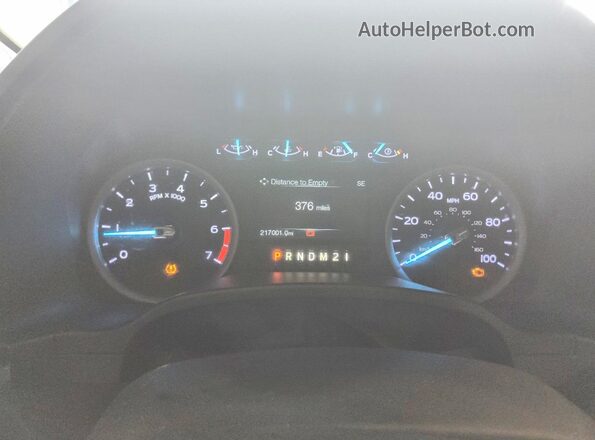 1FT7W2B64KEC86077 2019 FORD F250 Two Tone Instrument cluster view