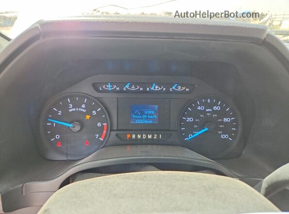 1FT7W2B64KED14802 2019 FORD F250 White Instrument cluster view
