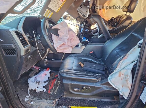 1FT7W2B64KEE41212 2019 FORD F250 Black Front interior view