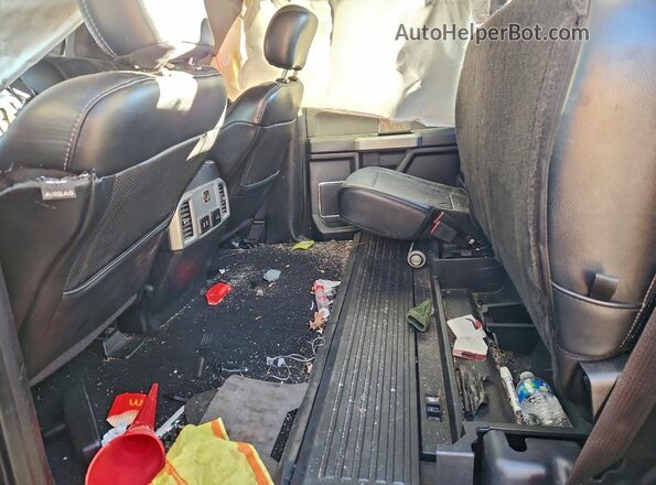 1FT7W2B64KEE41212 2019 FORD F250 Black Rear seats view