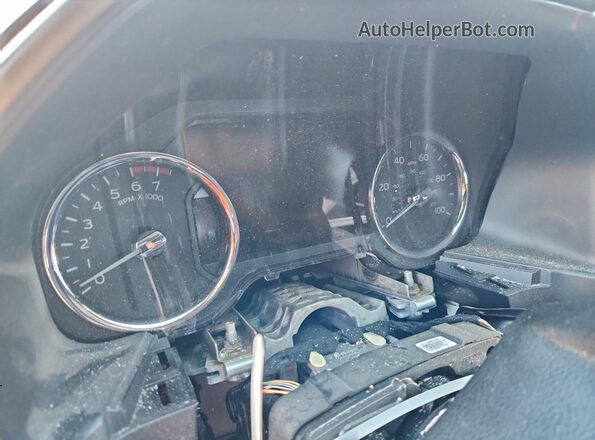 1FT7W2B64KEE41212 2019 FORD F250 Black Instrument cluster view