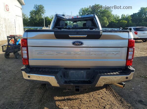 1FT7W2B64MED88188 2021 FORD F250 Серебряный Вид сзади