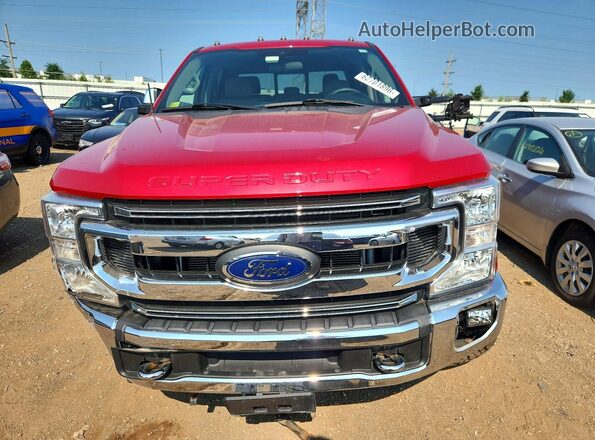 1FT7W2B64MEE05118 2021 FORD F250 Red წინა ხედი