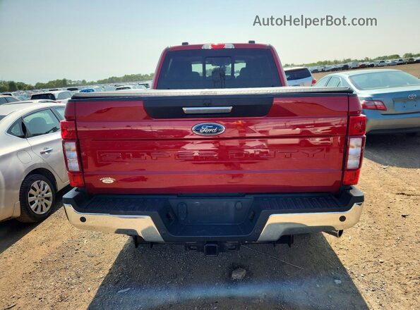 1FT7W2B64MEE05118 2021 FORD F250 Red უკანა ხედი