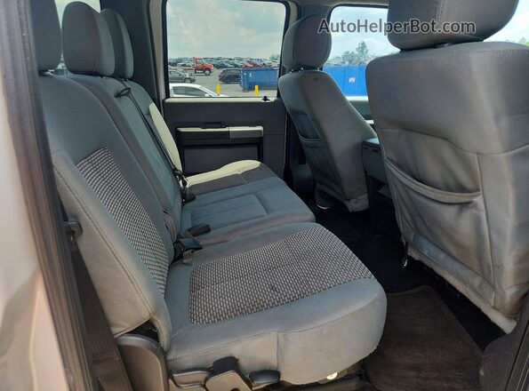1FT7W2B65GEA42235 2016 FORD F250 White Rear seats view