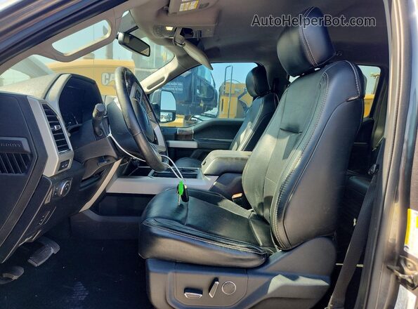 1FT7W2B65KEE53028 2019 FORD F250 Gray წინა სალონის ხედი
