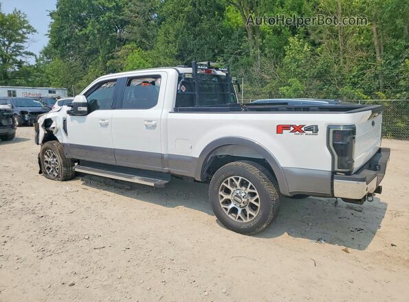 1FT7W2B65NEE34905 2022 FORD F250 White Задня ліва чверть