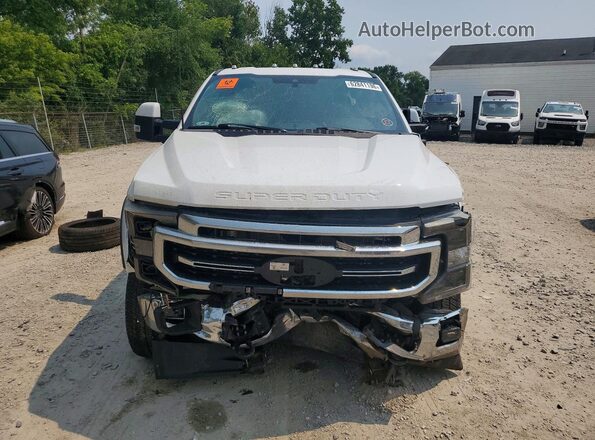 1FT7W2B65NEE34905 2022 FORD F250 White Вид спереду