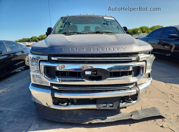 1FT7W2B66MEC18365 2021 FORD F250 Gray Front view
