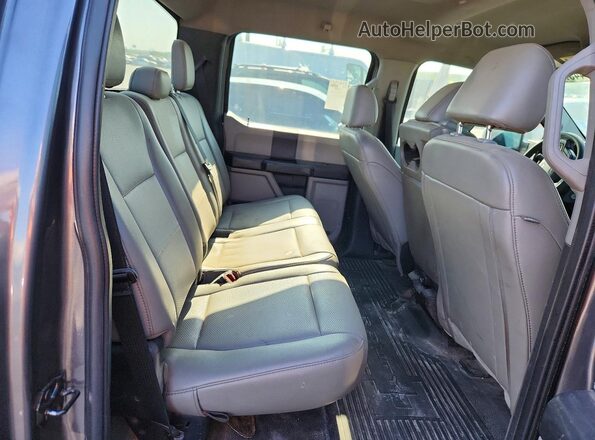1FT7W2B66MEC18365 2021 FORD F250 Gray Rear seats view