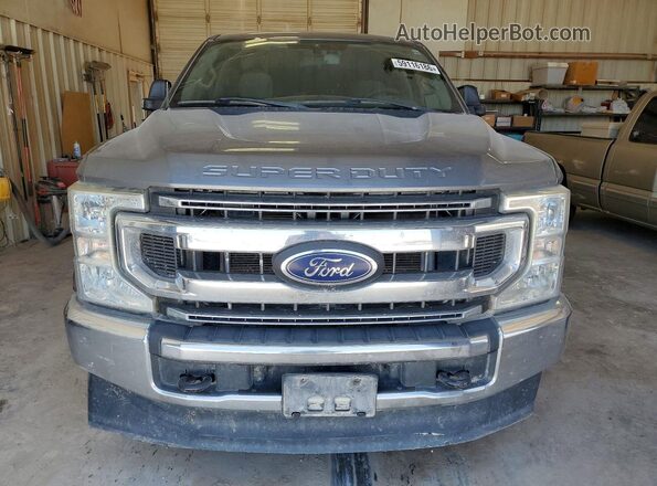 1FT7W2B66NEF55877 2022 FORD F250 Gray Front view
