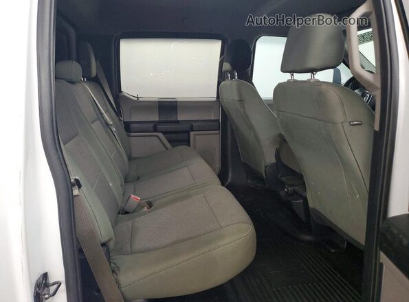 1FT7W2B67HEE00002 2017 FORD F250 White უკანა სავარძლების ხედი