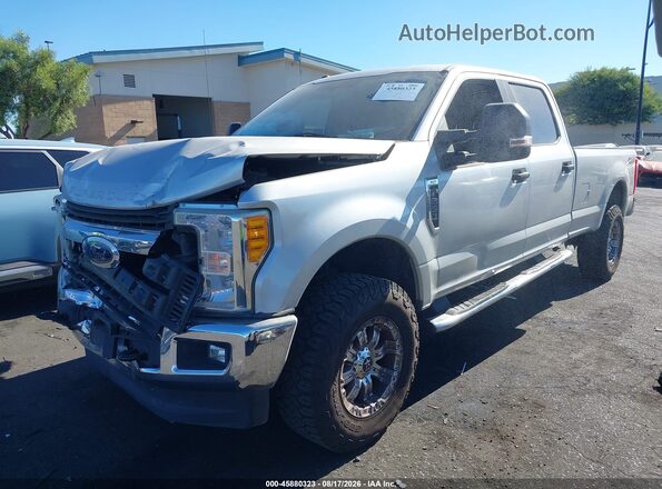 1FT7W2B67HEE71670 2017 FORD F-250 Silver წინა მარცხენა ხედი სამი მეოთხედიდან