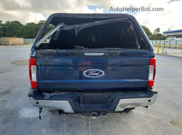 1FT7W2B67JEC75296 2018 FORD F250 Blue უკანა ხედი