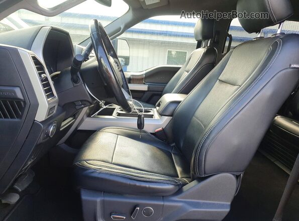 1FT7W2B67JEC75296 2018 FORD F250 Blue წინა სალონის ხედი