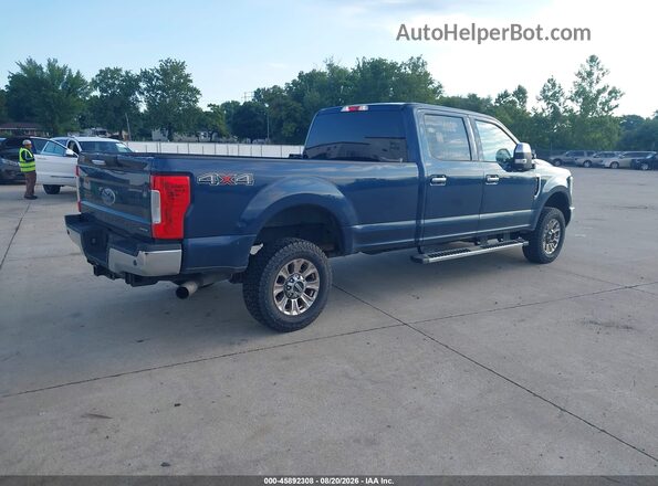 1FT7W2B67KEE27174 2019 FORD F-250 Blue Задня права чверть