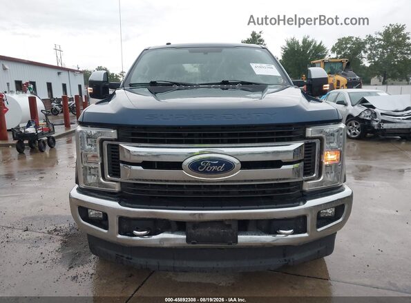 1FT7W2B67KEE27174 2019 FORD F-250 Blue Вид щитка приладів