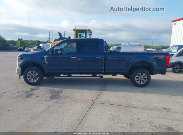 1FT7W2B67KEE27174 2019 FORD F-250 Blue Вид задньої частини салону