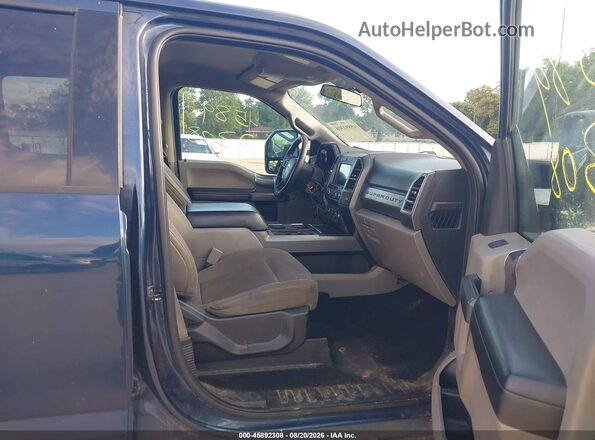 1FT7W2B67KEE27174 2019 FORD F-250 Blue Вид салону спереду