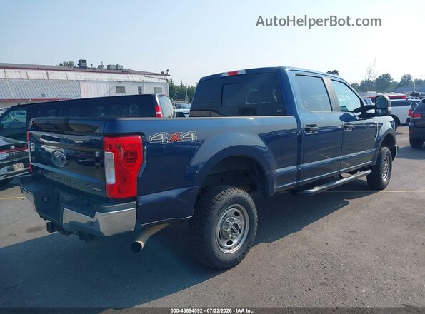 1FT7W2B67KEF61165 2019 FORD F-250 Blue Tył prawy