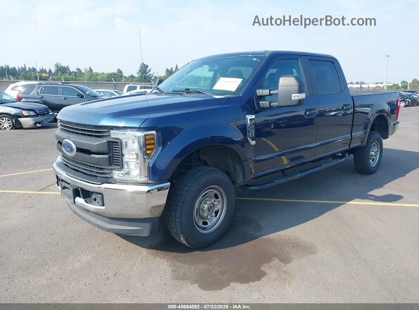 1FT7W2B67KEF61165 2019 FORD F-250 Blue Przód lewy