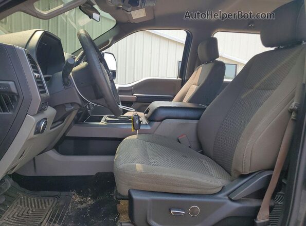 1FT7W2B68KEC75437 2019 FORD F250 Gray Вид салону спереду