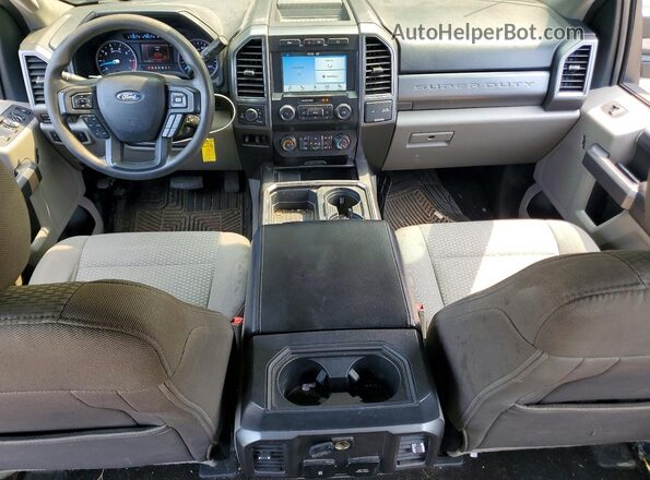 1FT7W2B68KEC75437 2019 FORD F250 Gray Вид панелі приладів