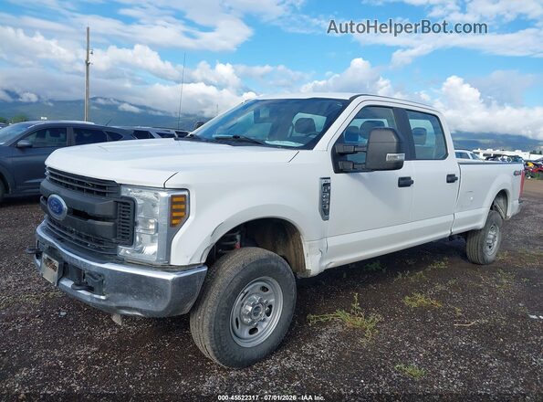 1FT7W2B68KEE93040 2019 FORD F-250 White წინა მარცხენა ხედი სამი მეოთხედიდან