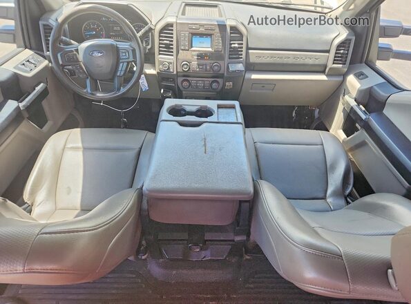 1FT7W2B68LEE09266 2020 FORD F250 White Dashboard view