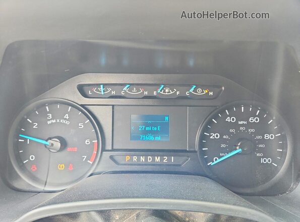 1FT7W2B68MED23554 2021 FORD F250 White ხელსაწყოთა პანელის ხედი