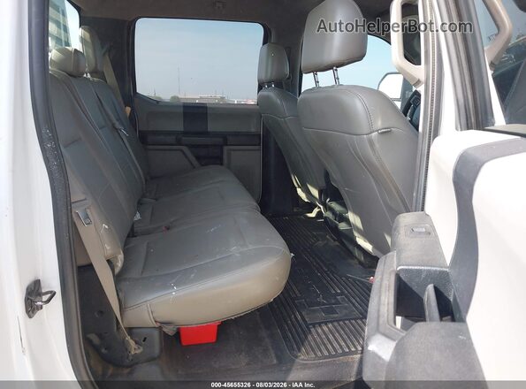 1FT7W2B69KED95666 2019 FORD F-250 White Widok naklejki z numerem VIN
