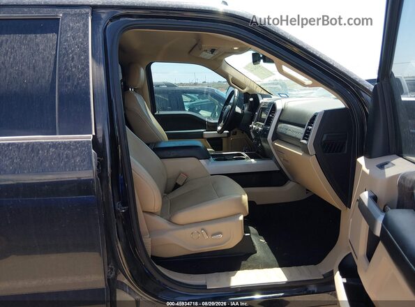 1FT7W2B69KEG06753 2019 FORD F-250 Black Widok wnętrza z przodu