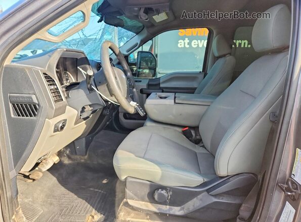1FT7W2B69NEG40647 2022 FORD F250 Gray Vista interior delantera