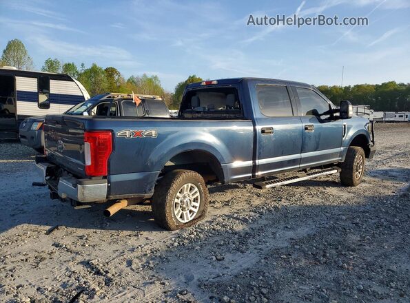 1FT7W2B6XJEB37655 2018 FORD F250 Синий Задняя правая четверть