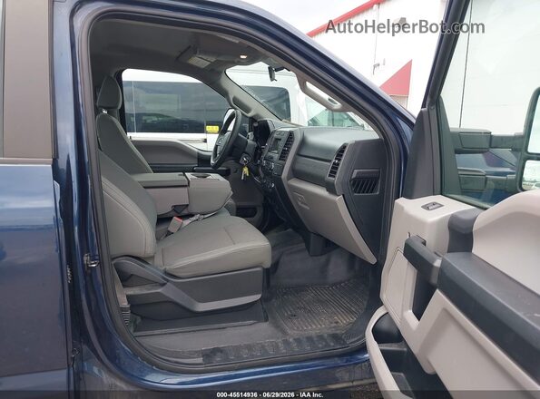 1FT7W2B6XKEE75252 2019 FORD F-250 Blue Вид салону спереду