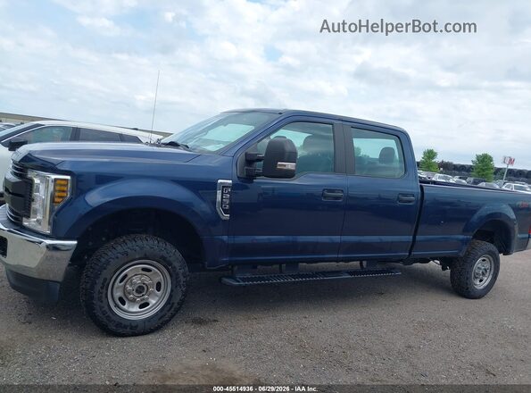 1FT7W2B6XKEE75252 2019 FORD F-250 Blue Панорамний вид салону 360°