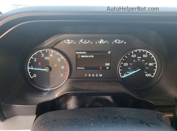 1FT7W2BA0RED49383 2024 FORD F250 Red ხელსაწყოთა პანელის ხედი