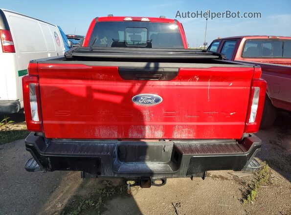 1FT7W2BA0RED49383 2024 FORD F250 Red უკანა ხედი