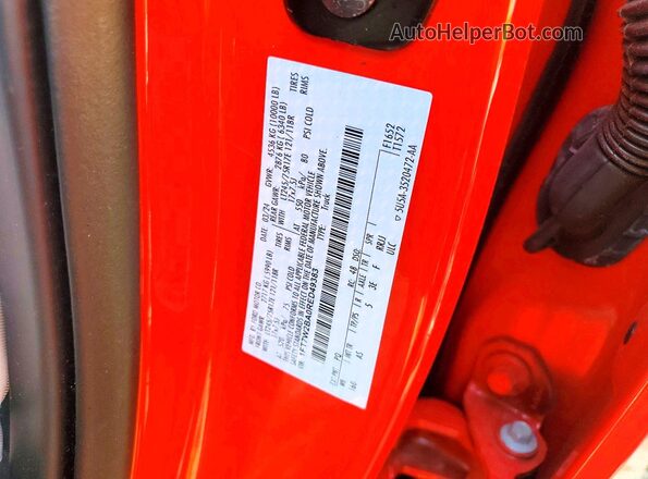 1FT7W2BA0RED49383 2024 FORD F250 Red ძრავის განყოფილების ხედი