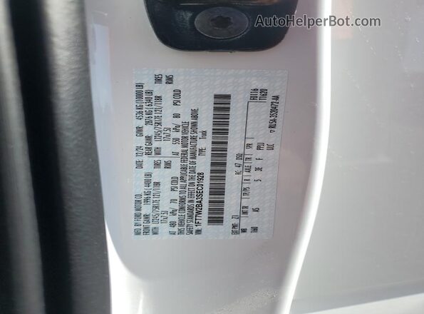 1FT7W2BA3SEC01928 2025 FORD F250 White Vista del compartimento del motor