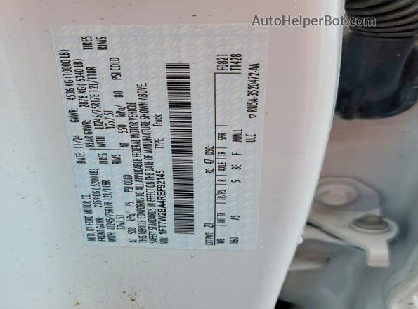 1FT7W2BA4REF92145 2024 FORD F250 White Engine compartment view