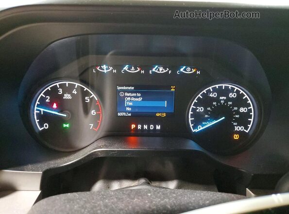 1FT7W2BA9PEE21761 2023 FORD F250 Белый Вид щитка приборов